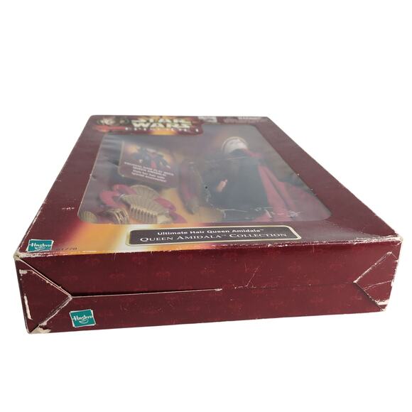 Vtg 1998 STAR WARS Ep1 Ultimate Hair Queen Padme Amidala Fashion Doll NIB NRFB - Picture 7 of 7